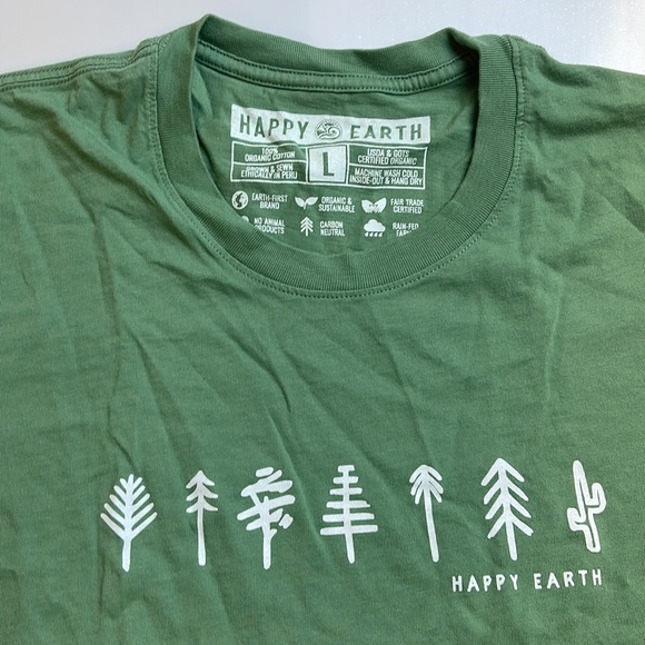 Happy Earth Arboretum Organic Cotton T-shirt - Picture 4 of 5
